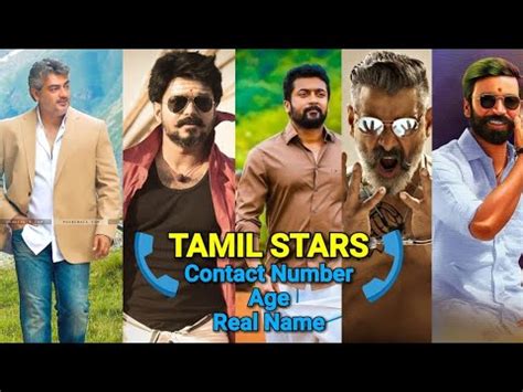 tamil actor phone number